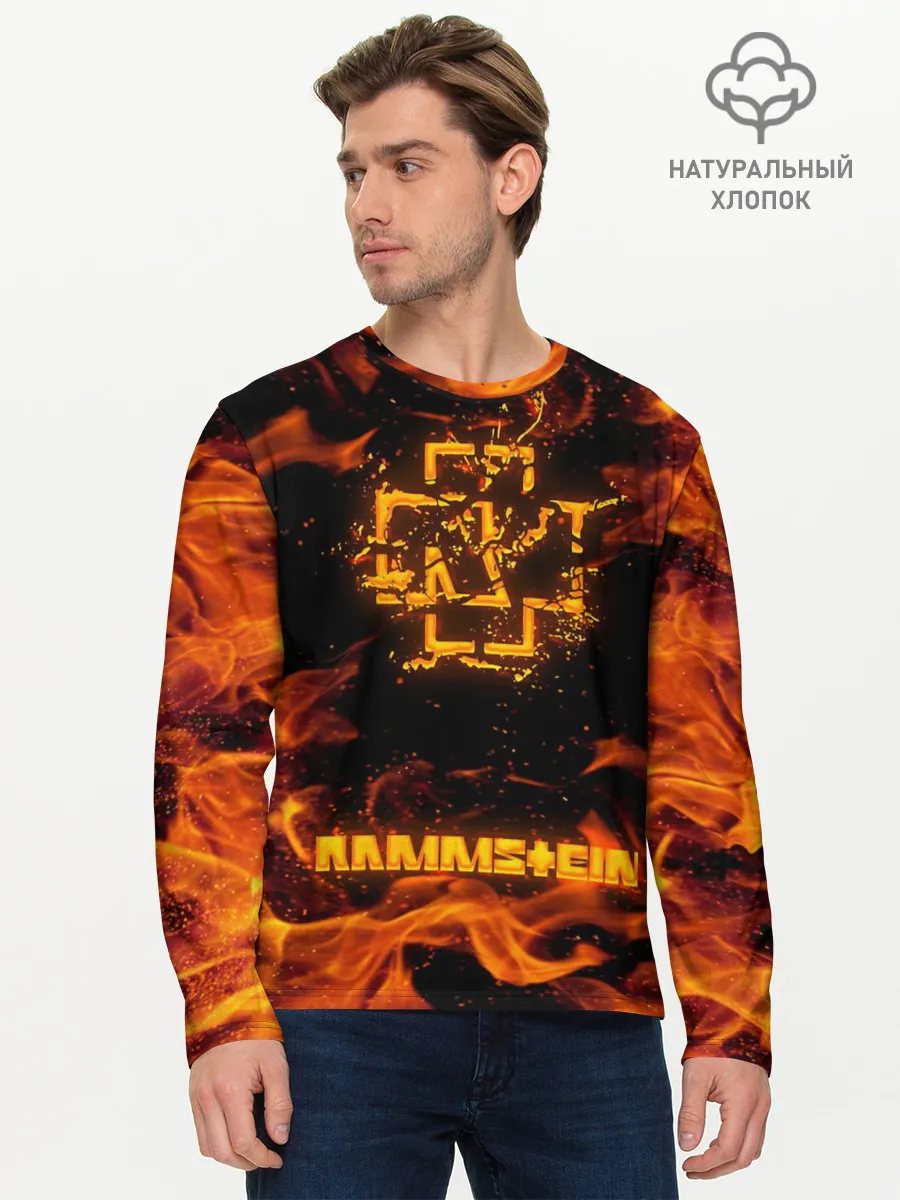 Мужской лонгслив базовый / RAMMSTEIN