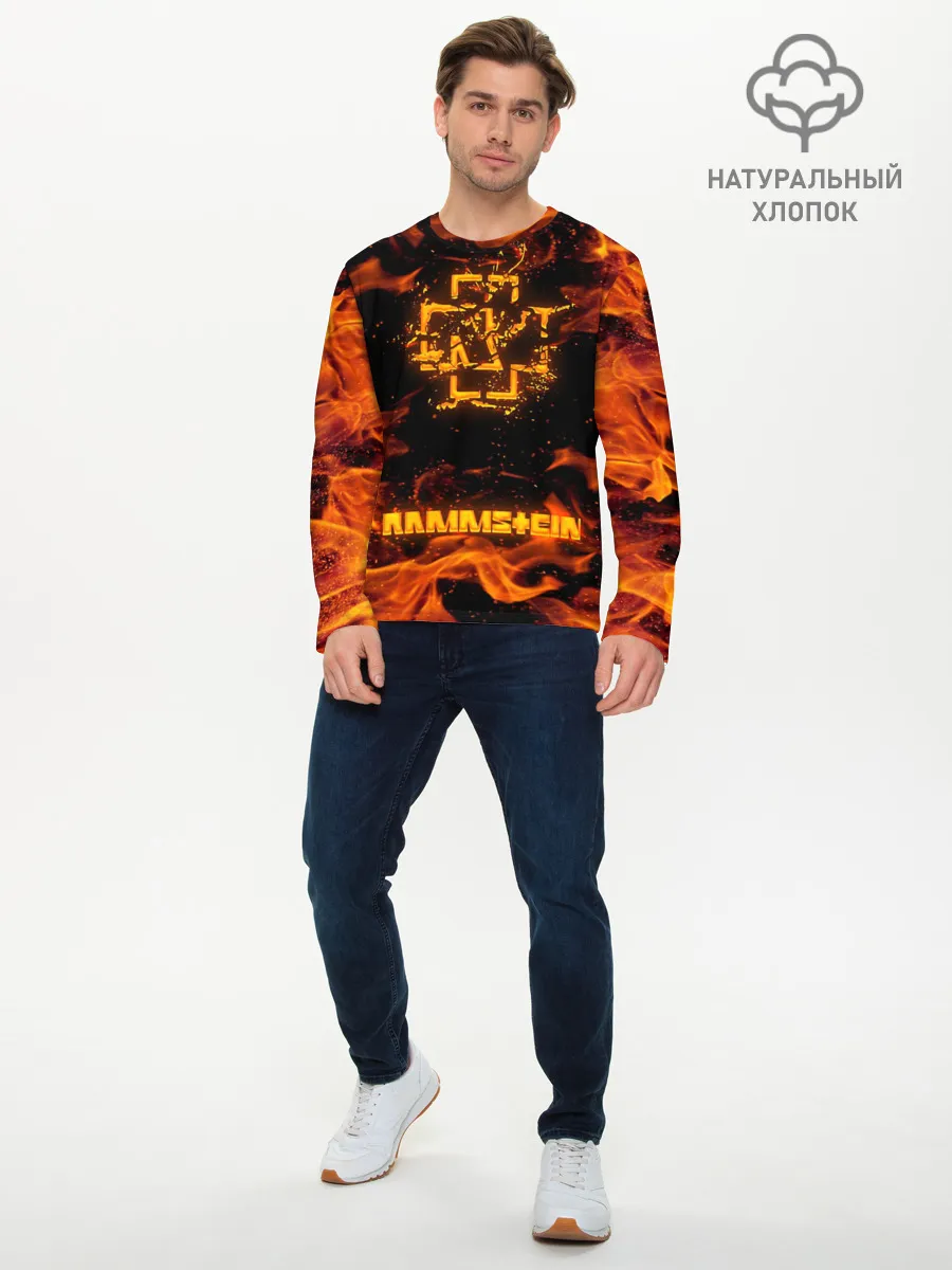 Мужской лонгслив базовый / RAMMSTEIN