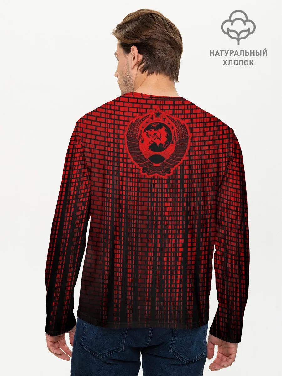 Мужской лонгслив базовый / Ленин