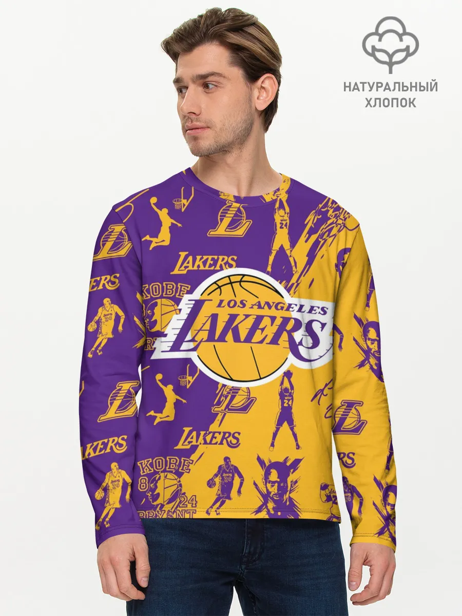Мужской лонгслив базовый / КОБИ БРАЙАНТ