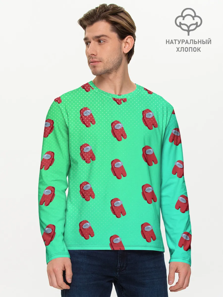 Мужской лонгслив базовый / Among us