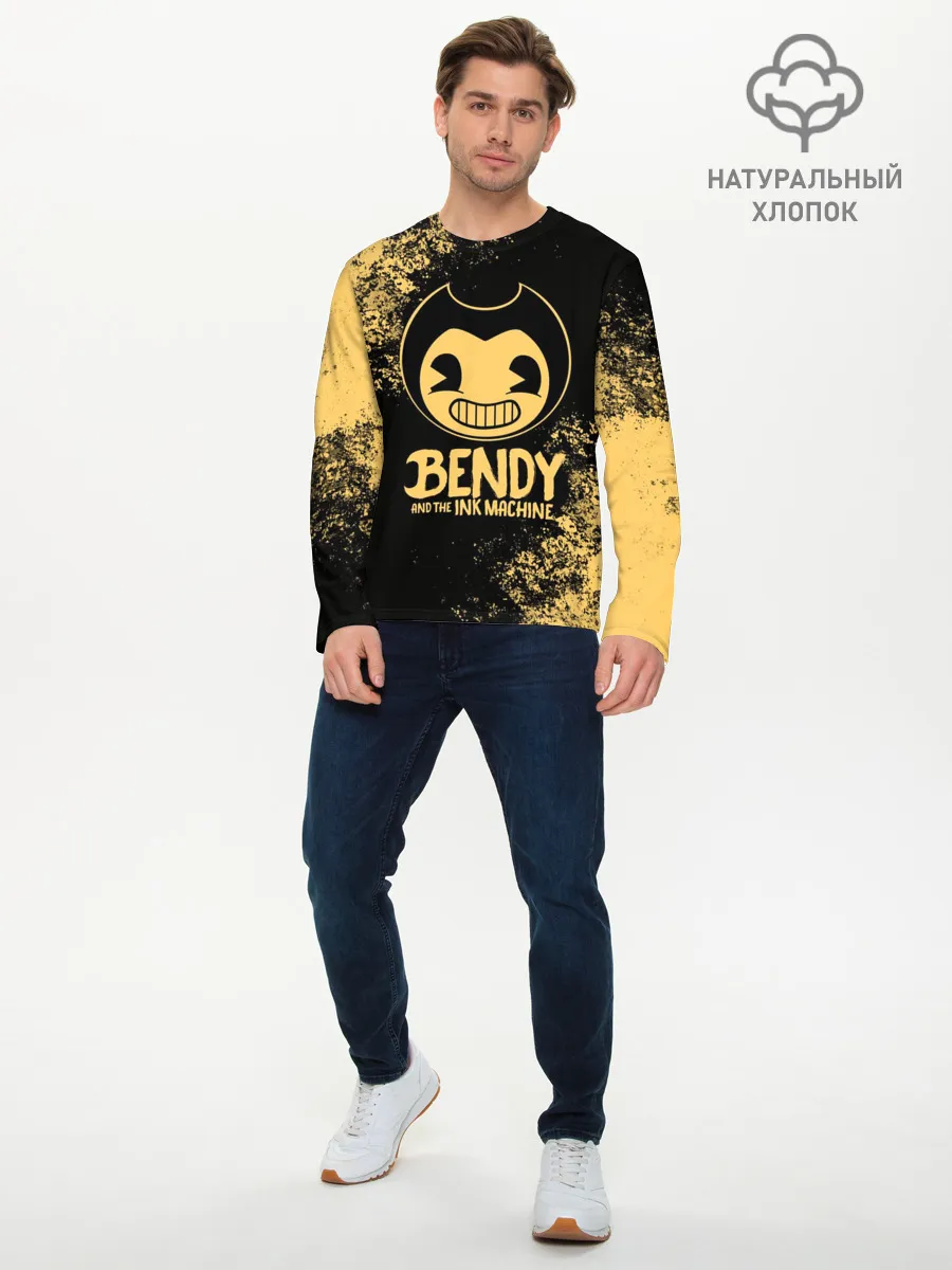 Мужской лонгслив базовый / Bendy And The Ink Machine