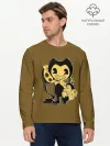 Мужской лонгслив базовый / Bendy And The Ink Machine