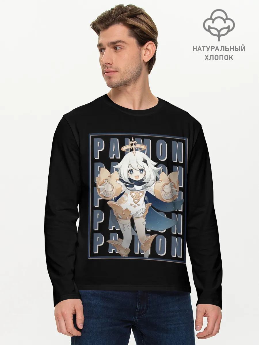 Мужской лонгслив базовый / Genshin Impact