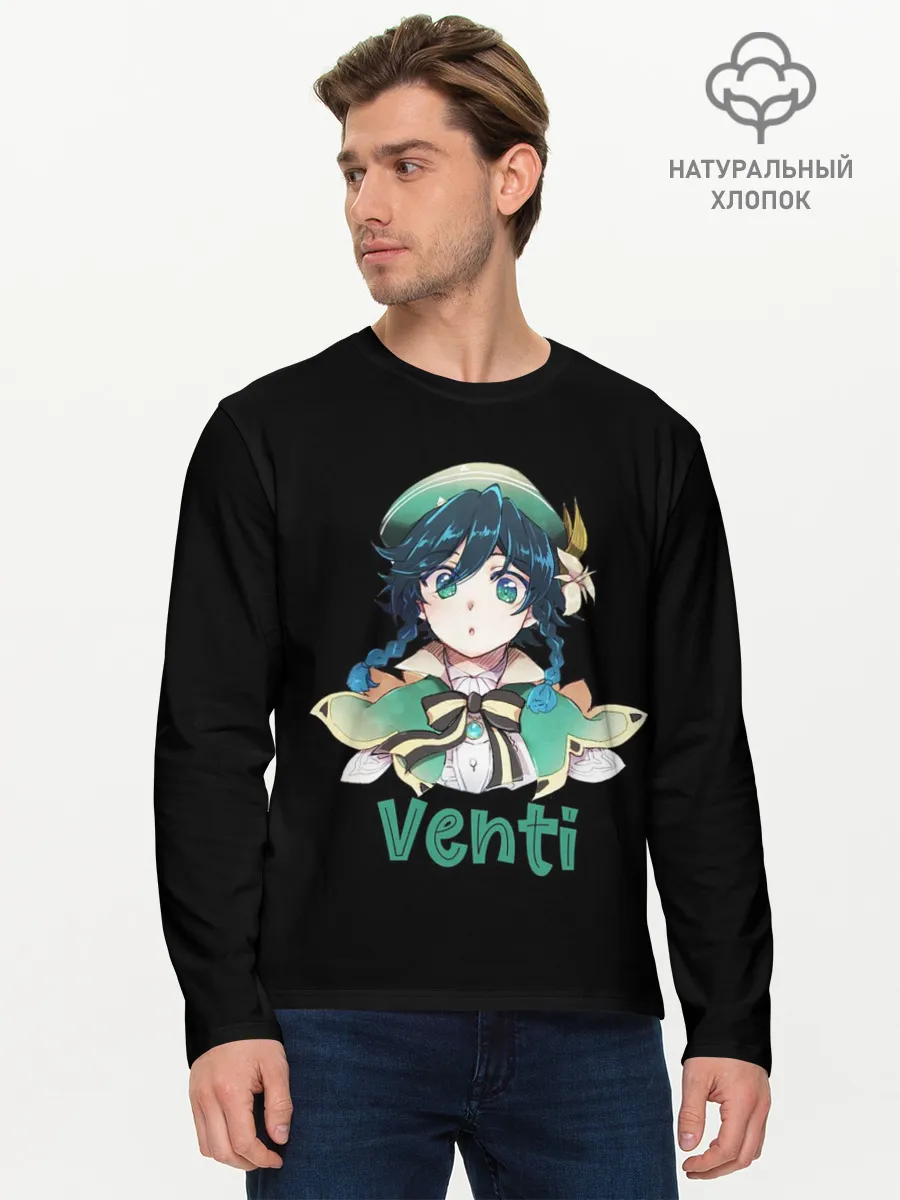 Мужской лонгслив базовый / Genshin Impact