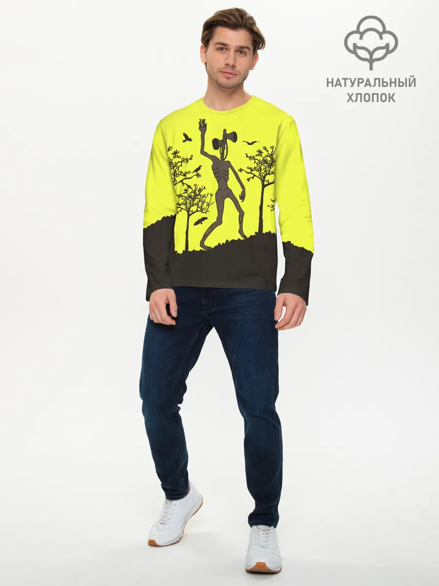 Мужской лонгслив базовый / Siren Head