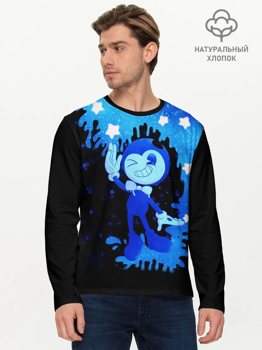 Мужской лонгслив базовый / Bendy And The Ink Machine