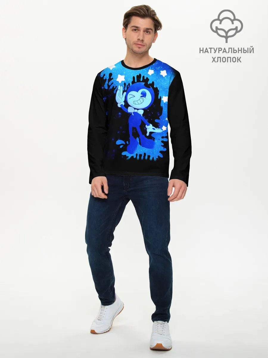 Мужской лонгслив базовый / Bendy And The Ink Machine