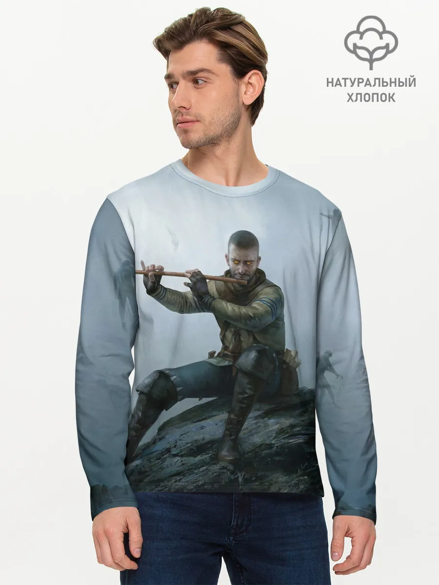 Мужской лонгслив базовый / Господин Зеркало