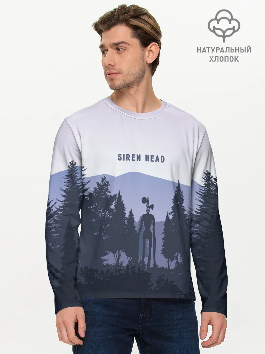 Мужской лонгслив базовый / Siren Head