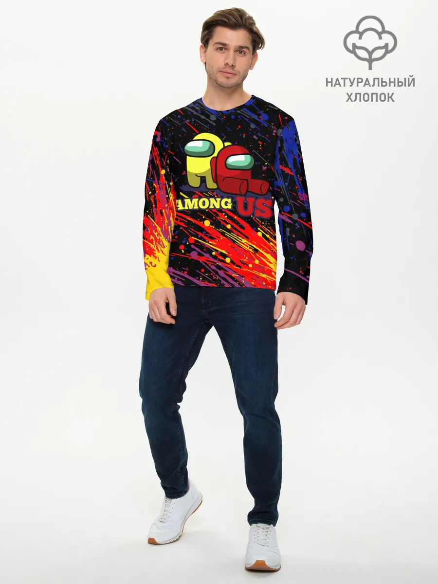 Мужской лонгслив базовый / AMONG US.