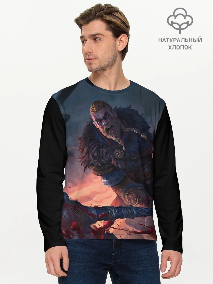 Мужской лонгслив базовый / ASSASSINS CREED VALHALLA