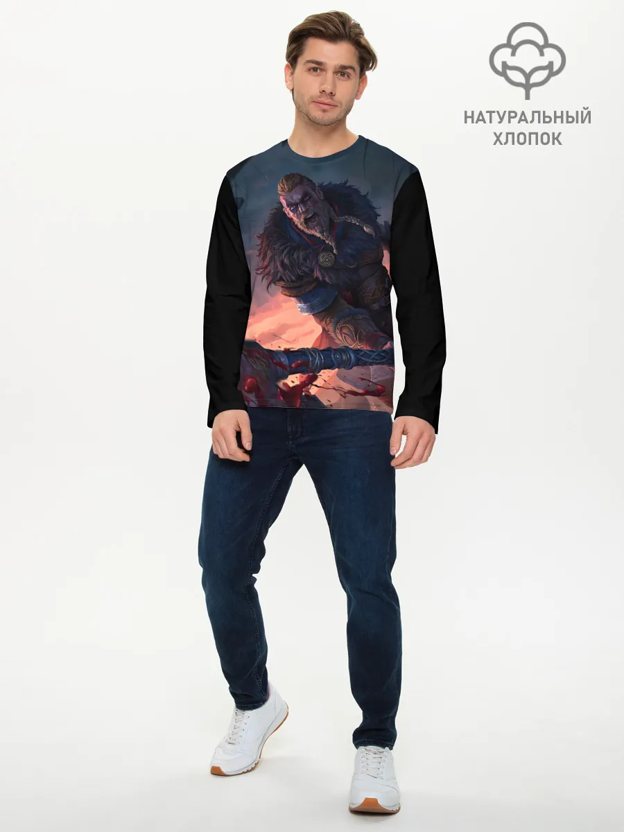 Мужской лонгслив базовый / ASSASSINS CREED VALHALLA