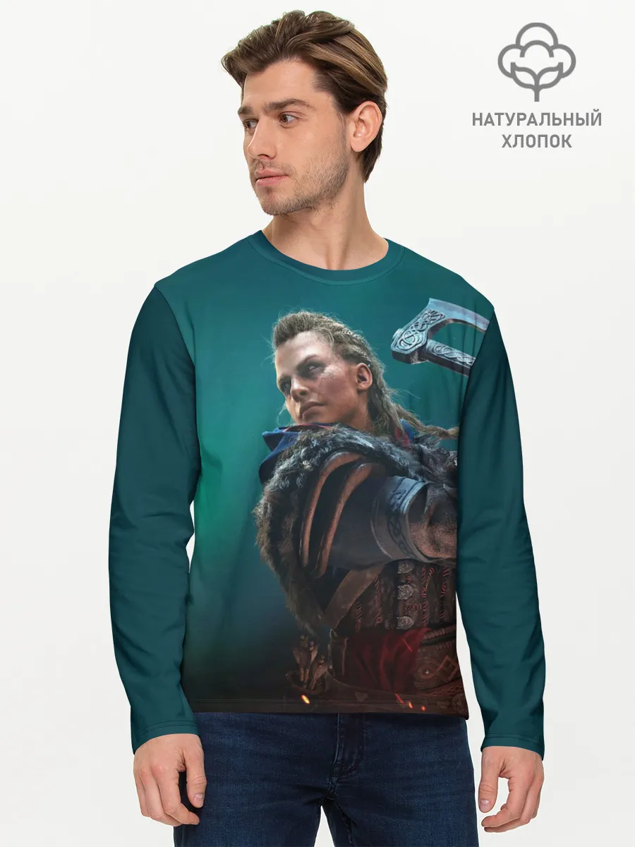Мужской лонгслив базовый / ASSASSINS CREED VALHALLA