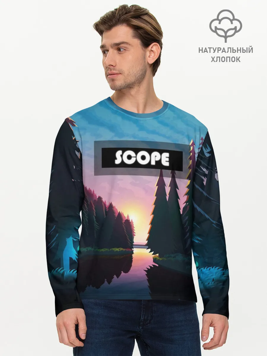 Мужской лонгслив базовый / SCOPE