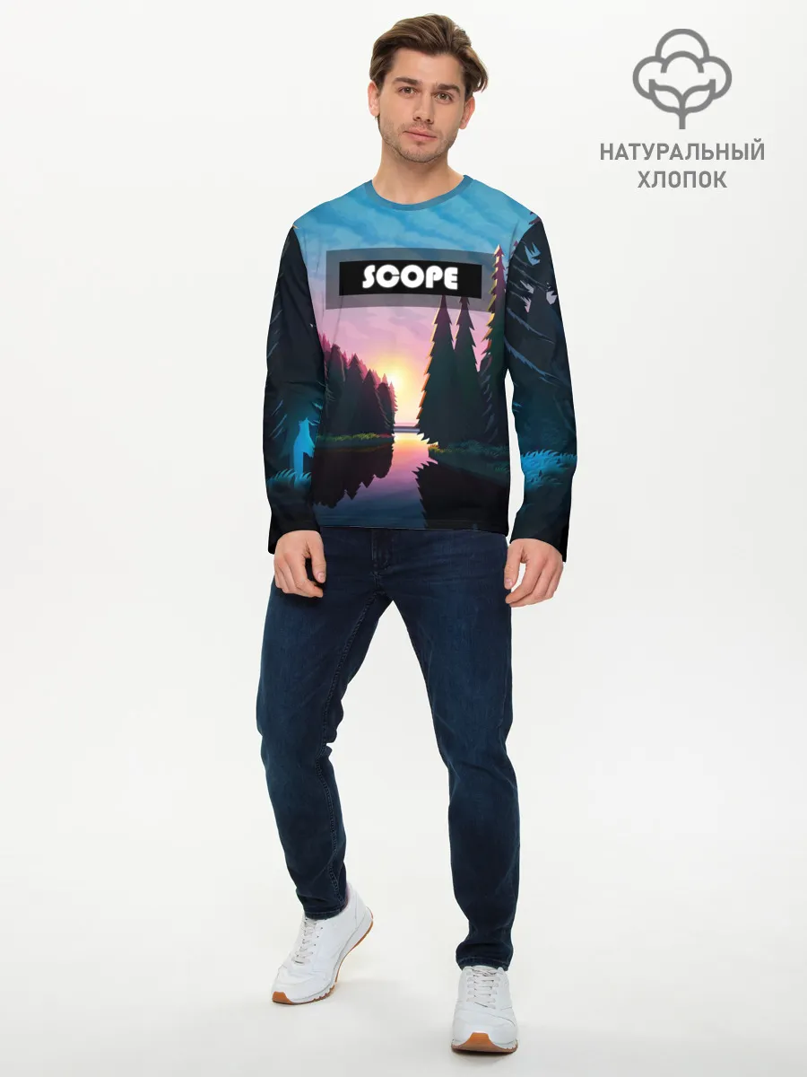 Мужской лонгслив базовый / SCOPE
