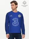 Мужской лонгслив базовый / CHELSEA домашняя сезон 20/21