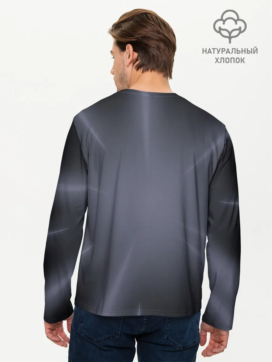 Мужской лонгслив базовый / Виктор Цой.