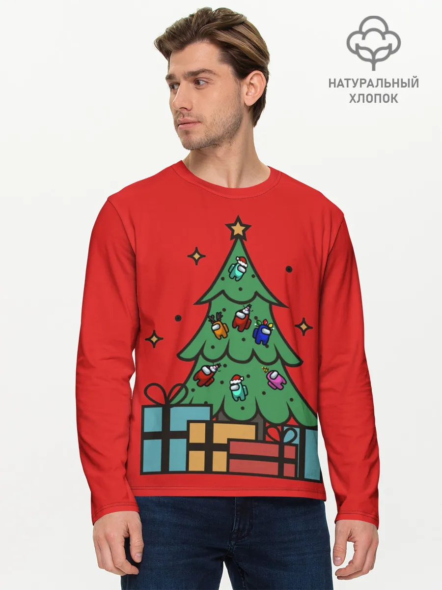 Мужской лонгслив базовый / Among Us