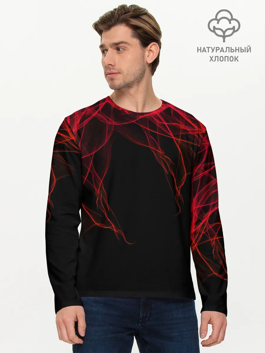 Мужской лонгслив базовый / Fiber