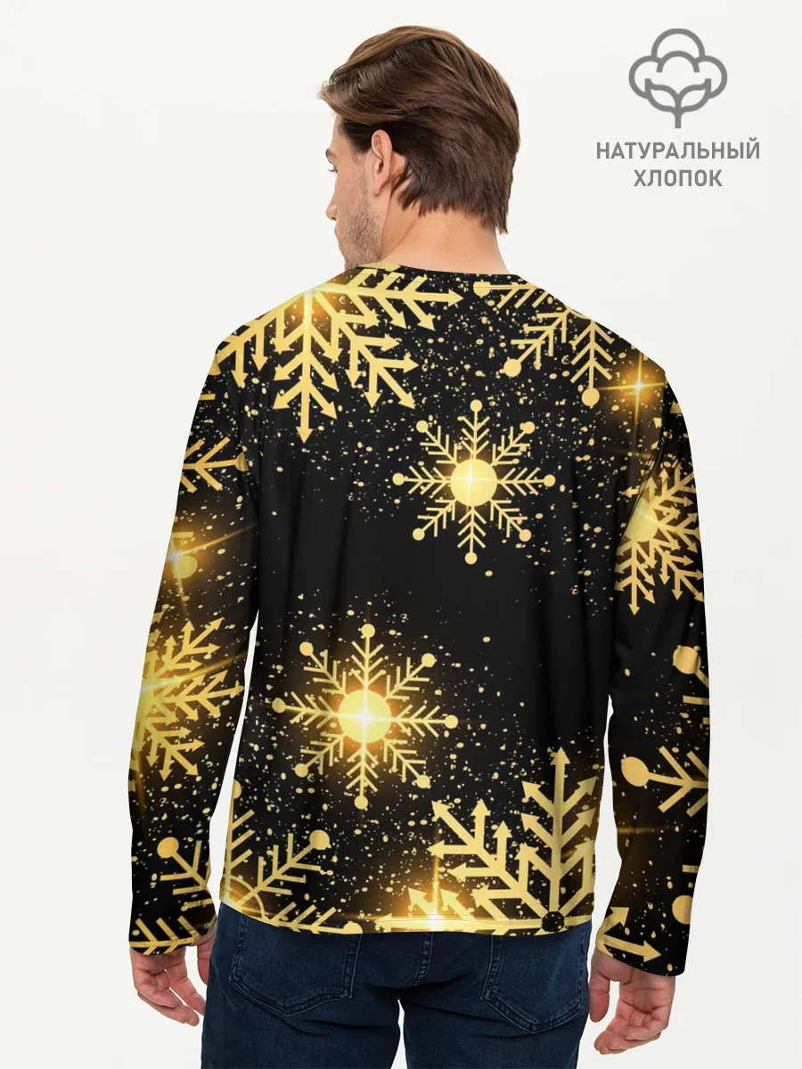 Мужской лонгслив базовый / AMONG US НОВОГОДНИЙ