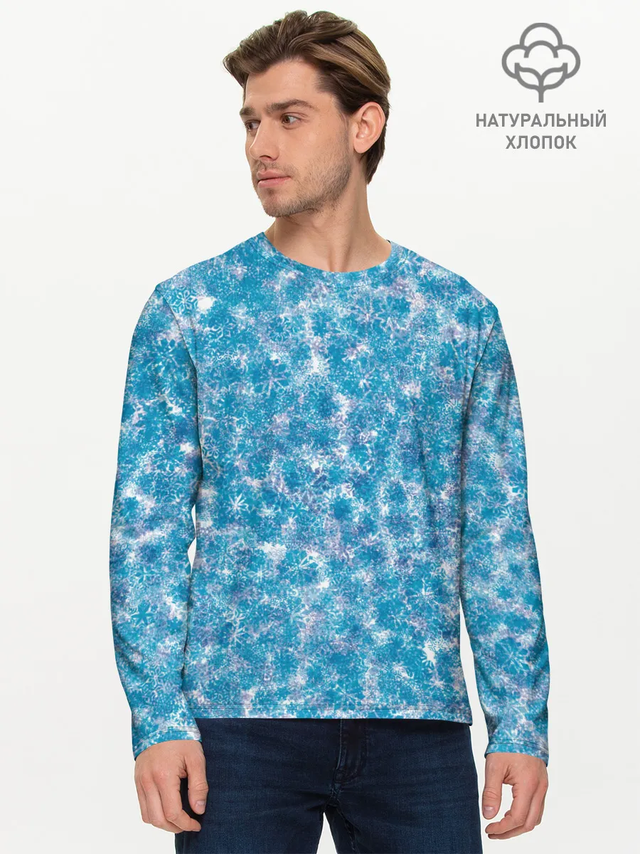 Мужской лонгслив базовый / Изморозь