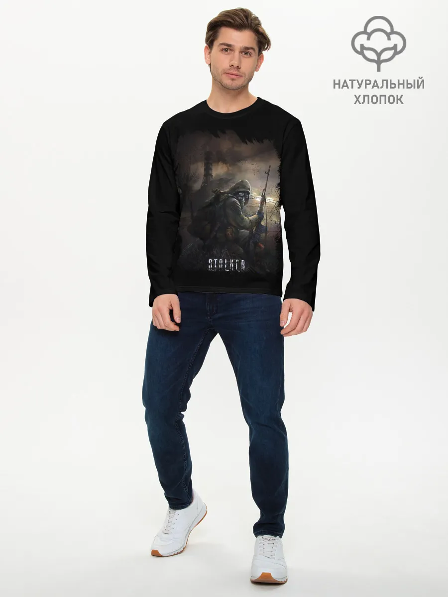 Мужской лонгслив базовый / S.T.A.L.K.E.R.