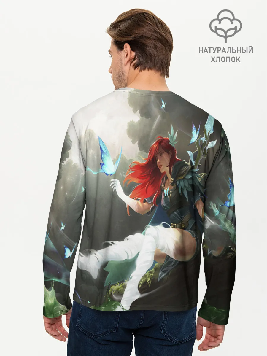 Мужской лонгслив базовый / Windranger Dota