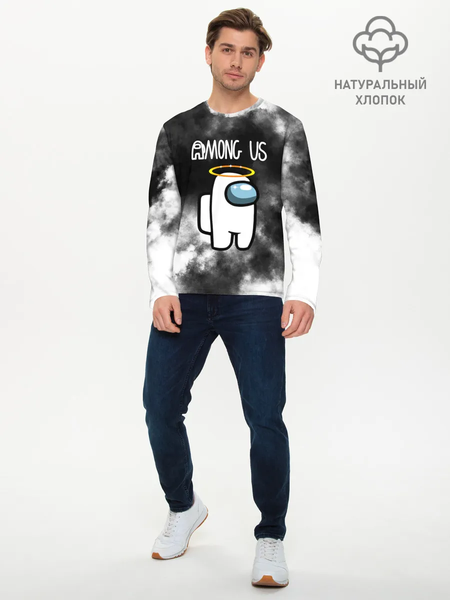 Мужской лонгслив базовый / Among Us Angel