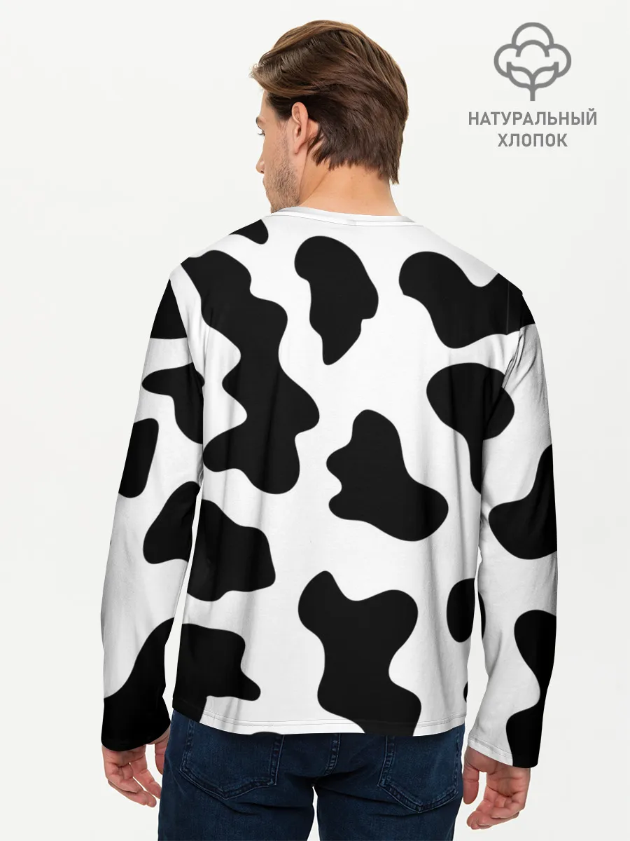 Мужской лонгслив базовый / Му-му