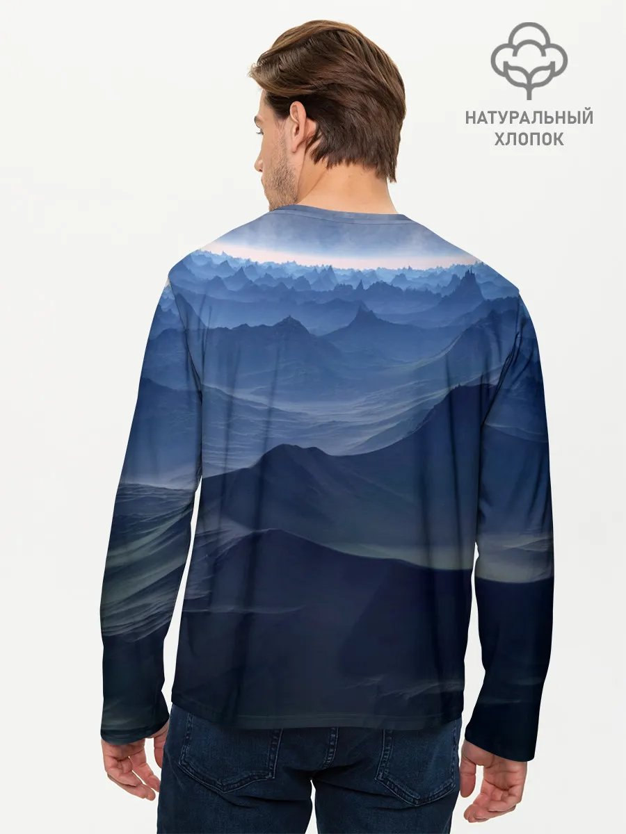 Мужской лонгслив базовый / Горный массив
