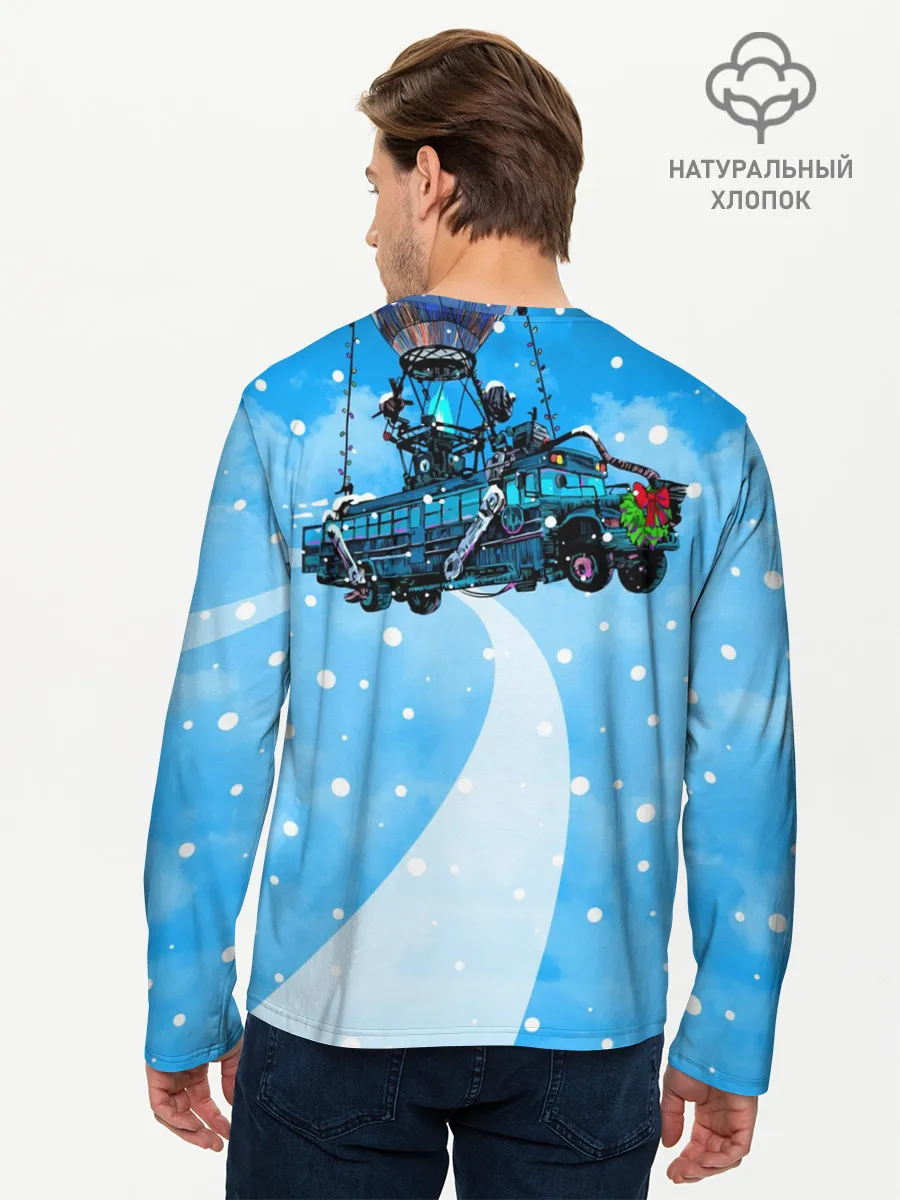 Мужской лонгслив базовый / Пряничный человек