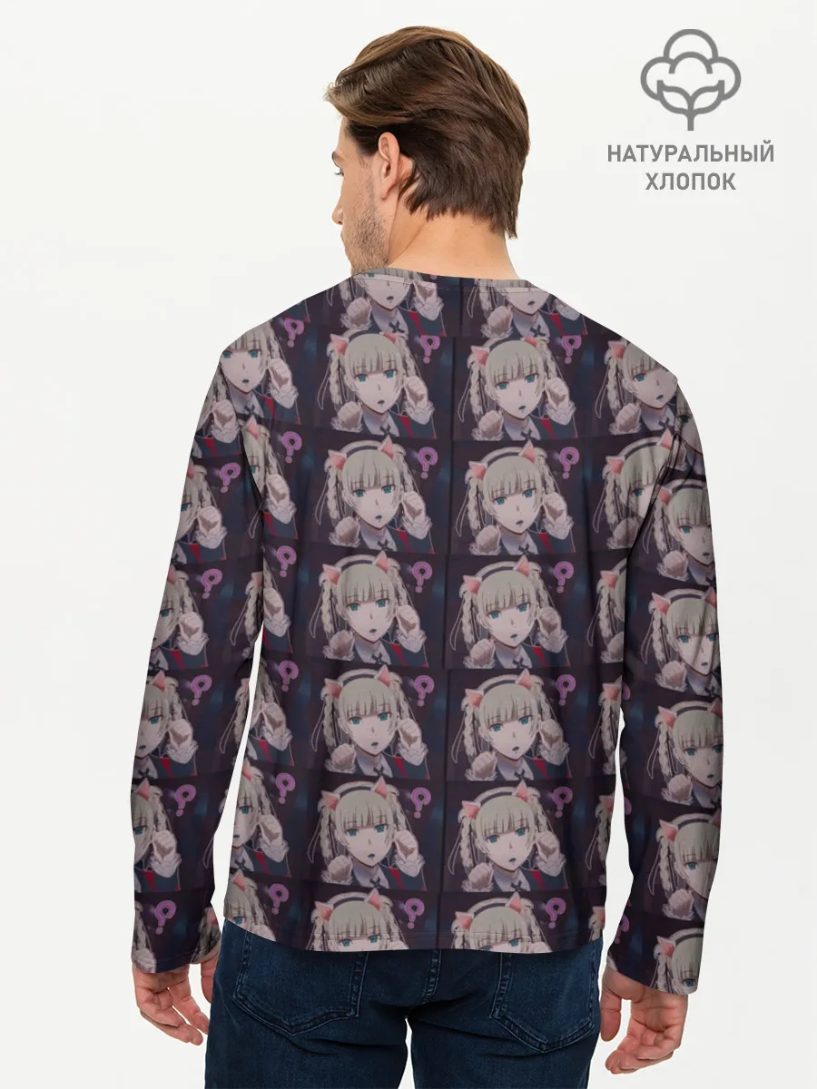 Мужской лонгслив базовый / Кирари Момобами Неко