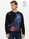 Мужской лонгслив базовый / Лиса и ее дух