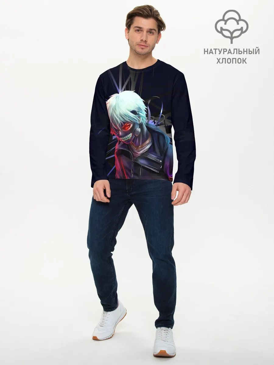 Мужской лонгслив базовый / Токийский Гуль