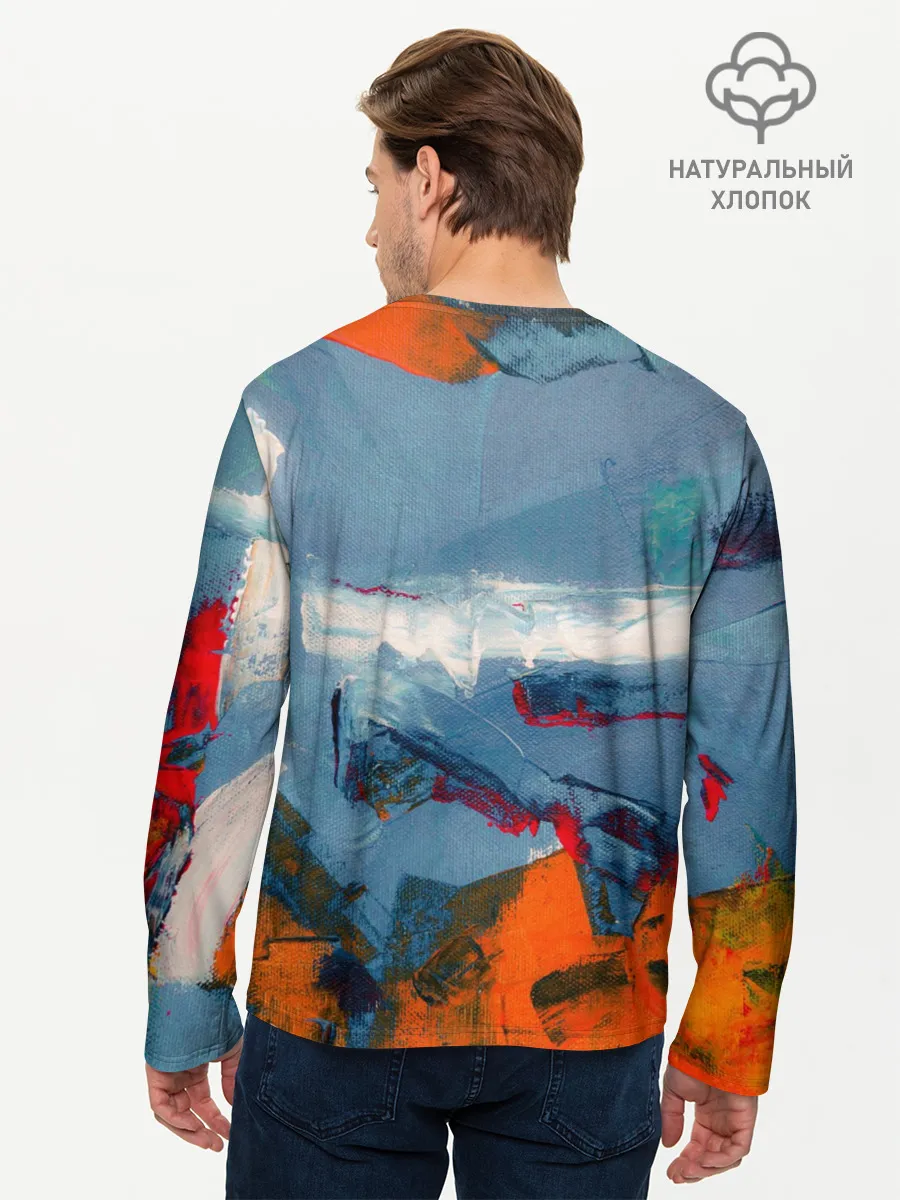 Мужской лонгслив базовый / Я художник