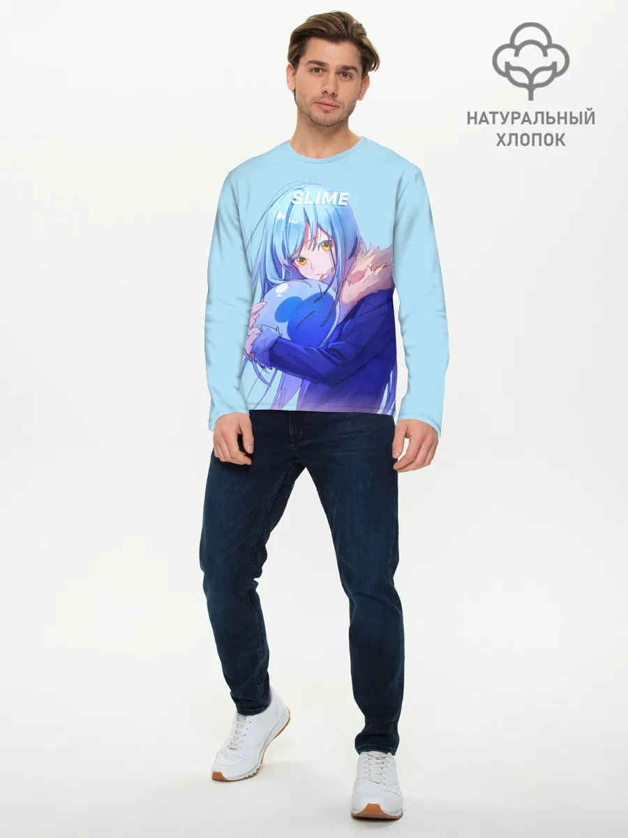 Мужской лонгслив базовый / Slime
