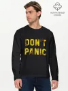 Мужской лонгслив базовый / DONT PANIC