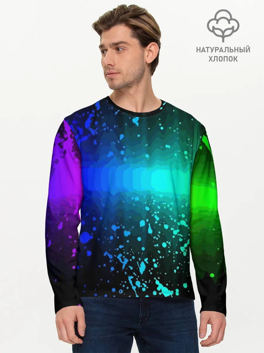 Мужской лонгслив базовый / Neon