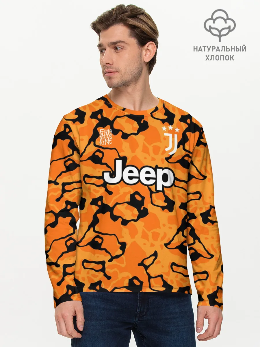 Мужской лонгслив базовый / JUVENTUS резервная 20/21