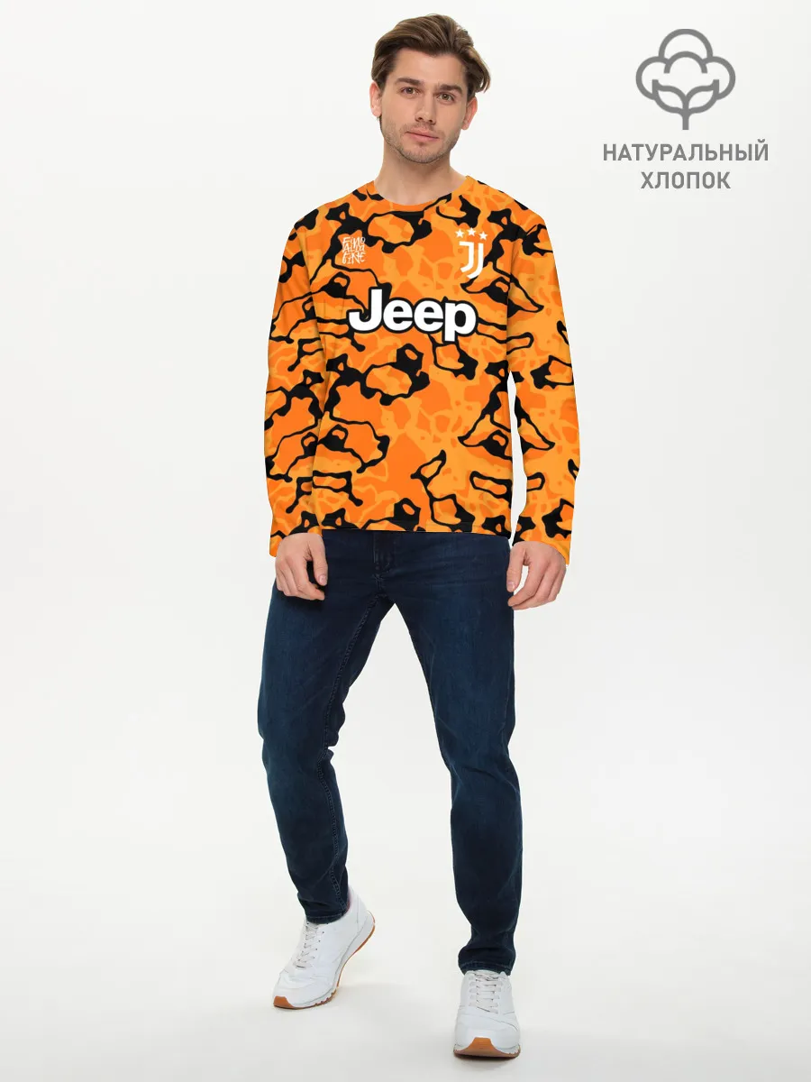 Мужской лонгслив базовый / JUVENTUS резервная 20/21