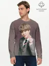 Мужской лонгслив базовый / BTS. Jimin