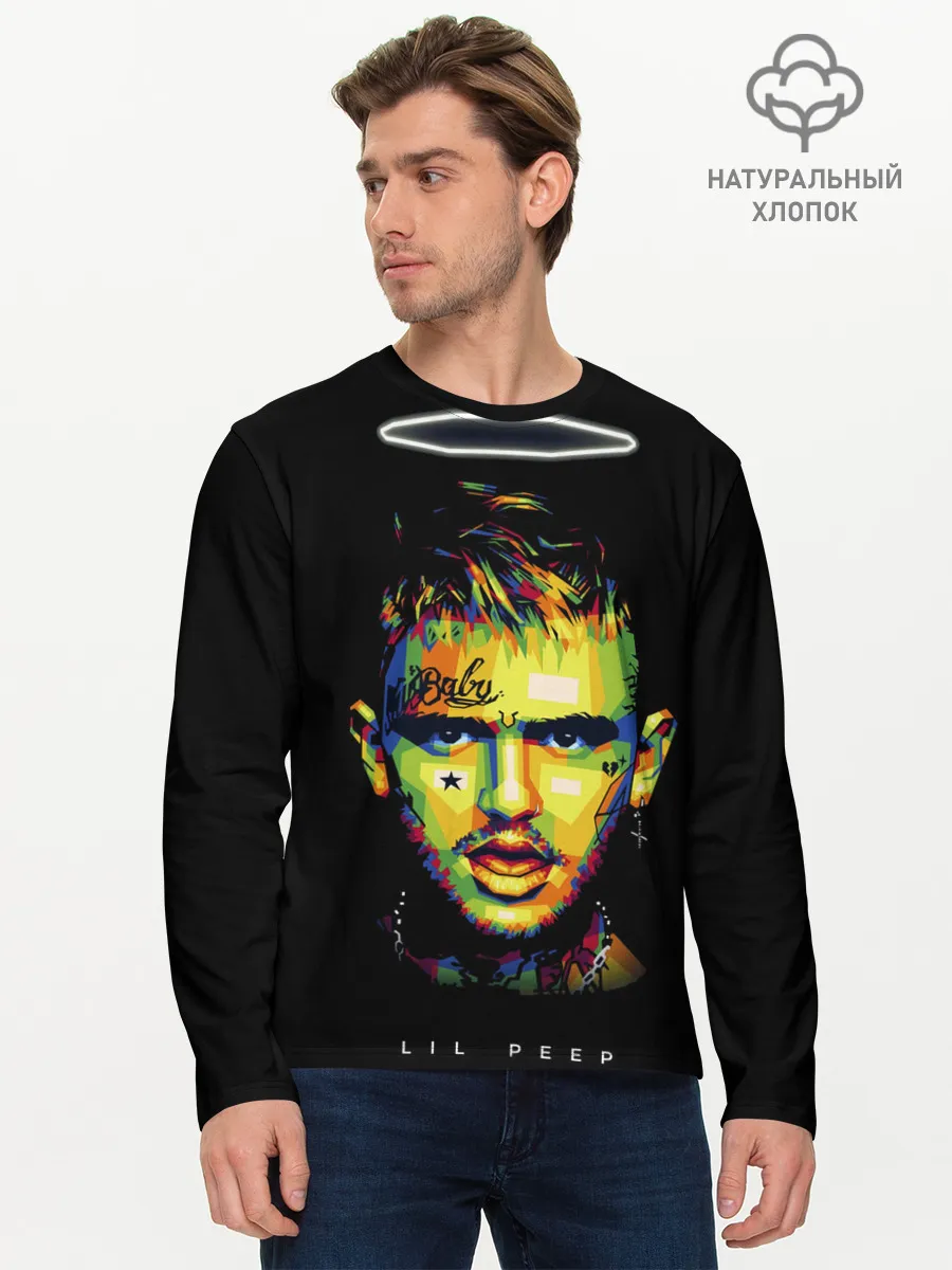 Мужской лонгслив базовый / LIL PEEP