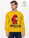 Мужской лонгслив базовый / IMPOSTER! Mario X Among Us