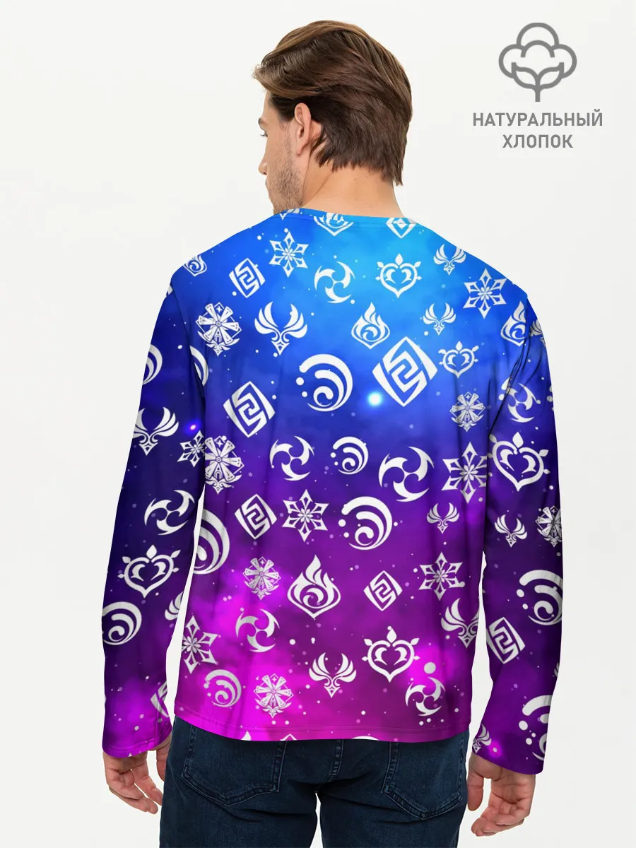 Мужской лонгслив базовый / GENSHIN IMPACT