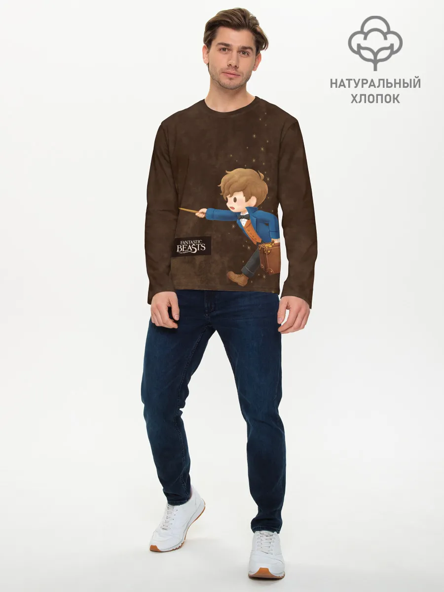Мужской лонгслив базовый / Fantastic Beasts
