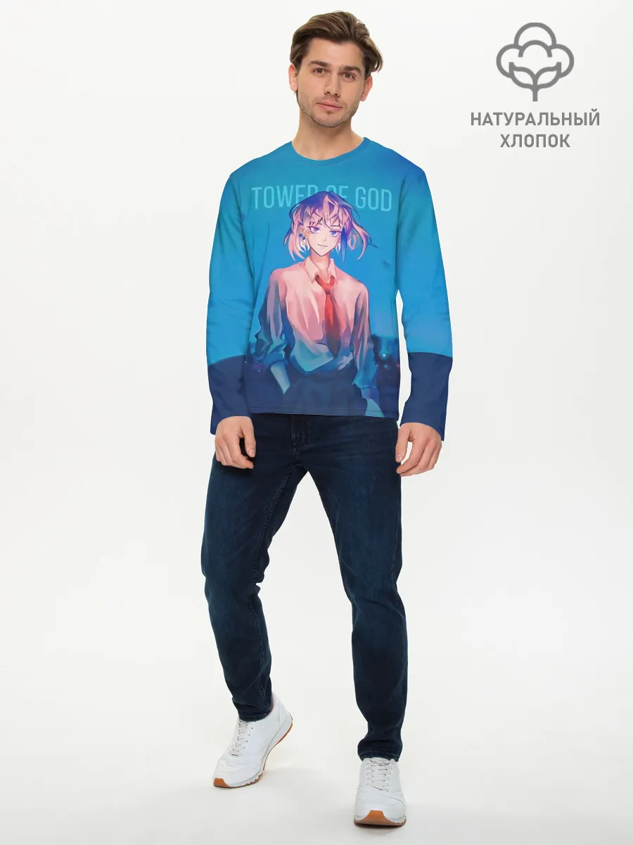 Мужской лонгслив базовый / Tower of god Khun Aguero