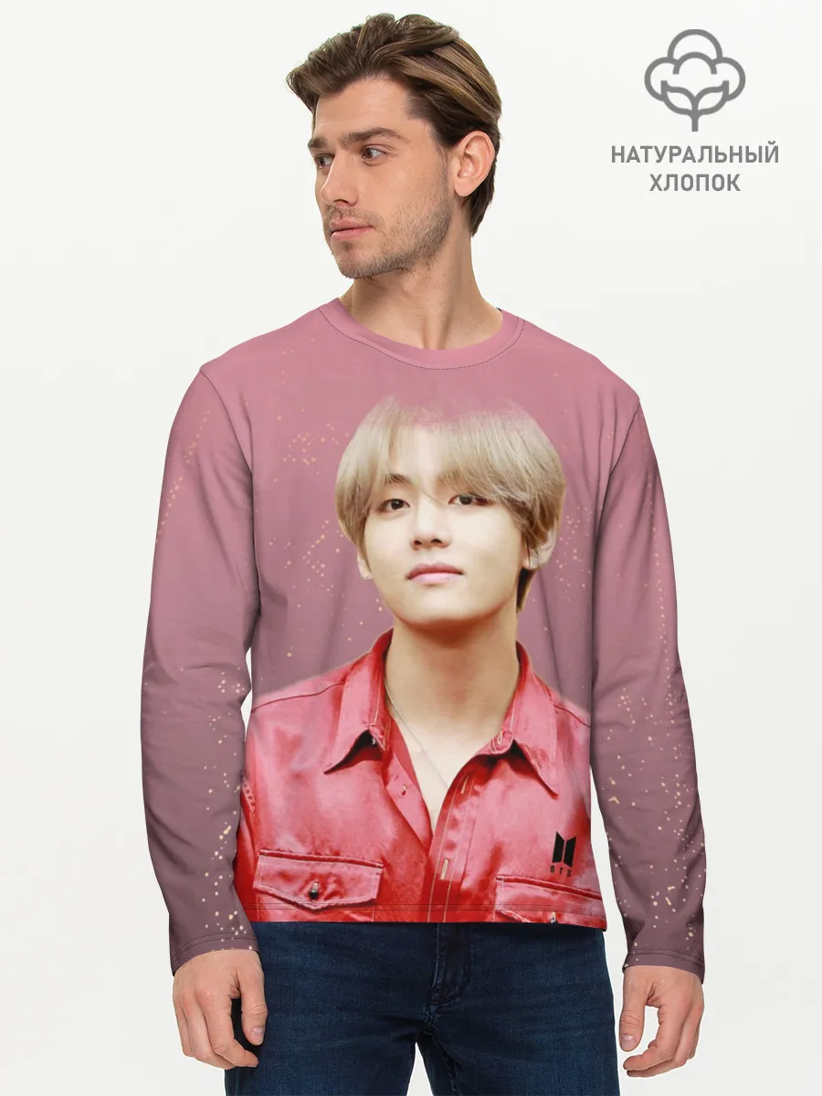 Мужской лонгслив базовый / BTS