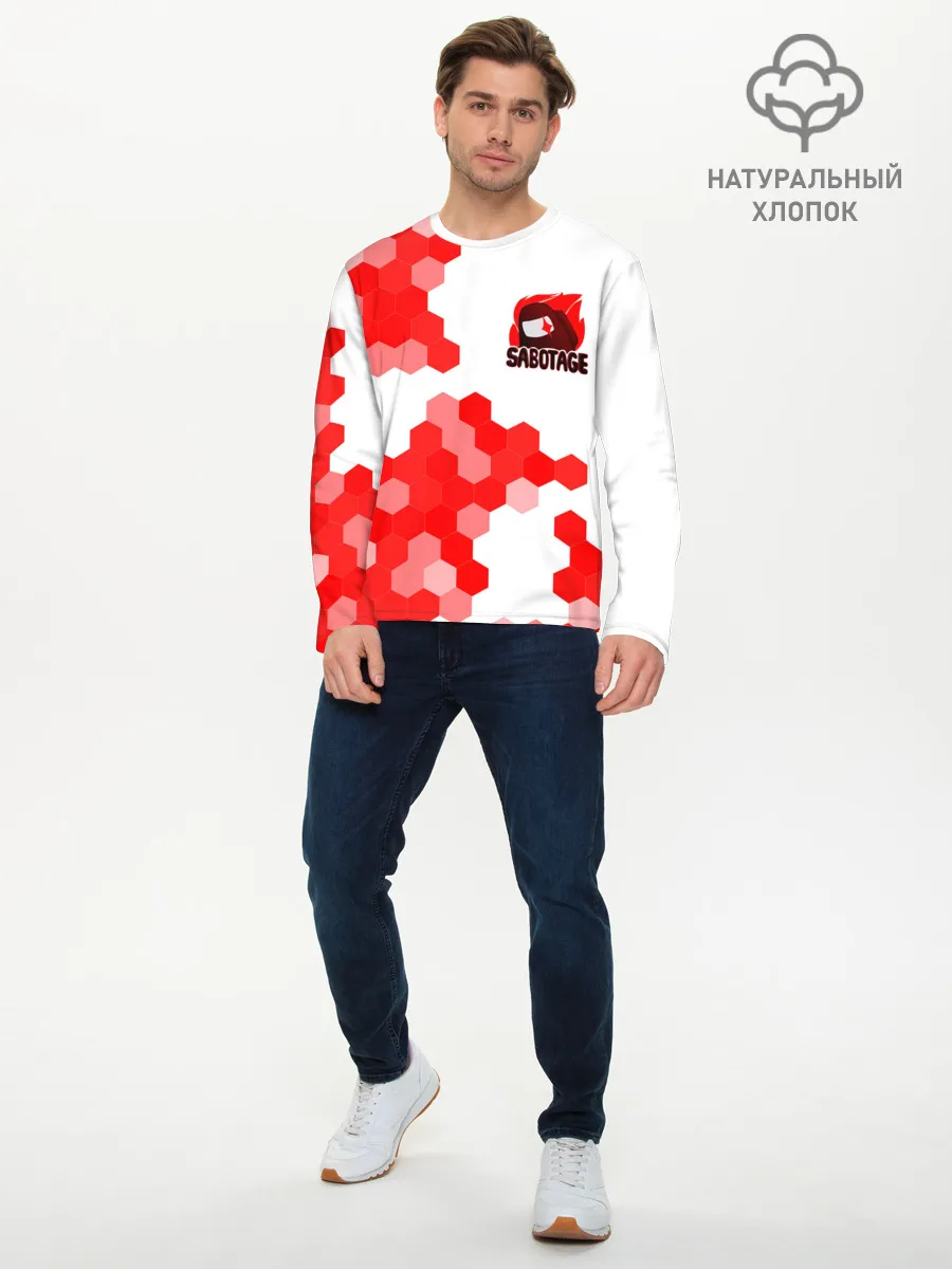 Мужской лонгслив базовый / AMONG US - IMPOSTOR