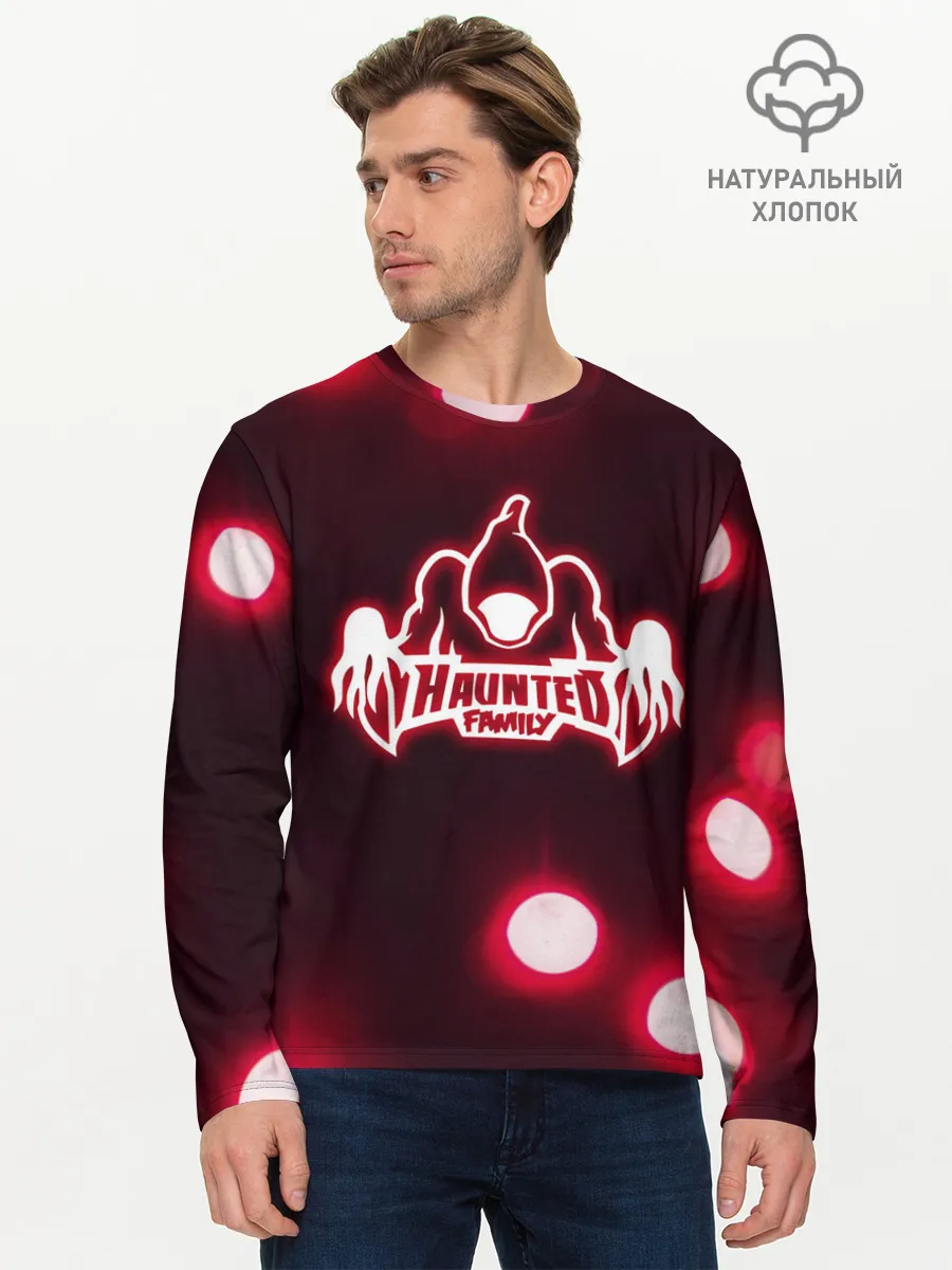 Мужской лонгслив базовый / KIZARU: HAUNTED FAMILY.